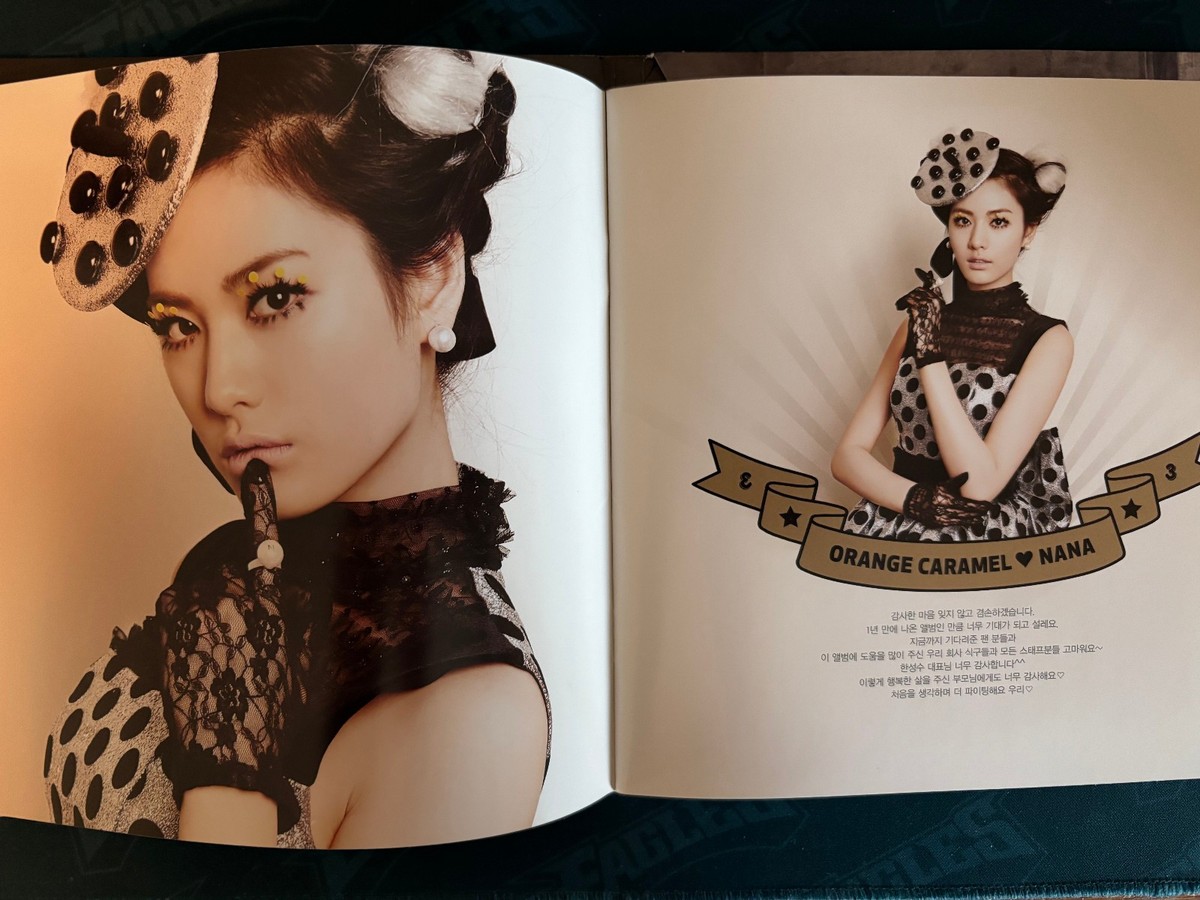 SIGNED Autographed ORANGE CARAMEL 3rd Single Album CATALLENA