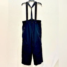 Polar Edge Gold Series Aspen Black Ski Snowboard Bibs Men’s Medium