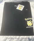 Pokemon 30th Anniversary UNIQLO T-Shirt Pikachu Black Size XL  NEW