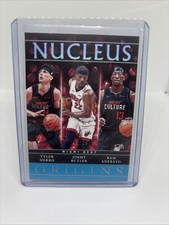 2025 Origins - Nucleus Jimmy Butler, Tyler Herro, Bam Adebayo #8 Light Blue /25