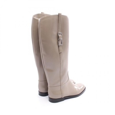 Sergio Rossi SR NORA Long Boots leather Beige Used Women #37 | eBay