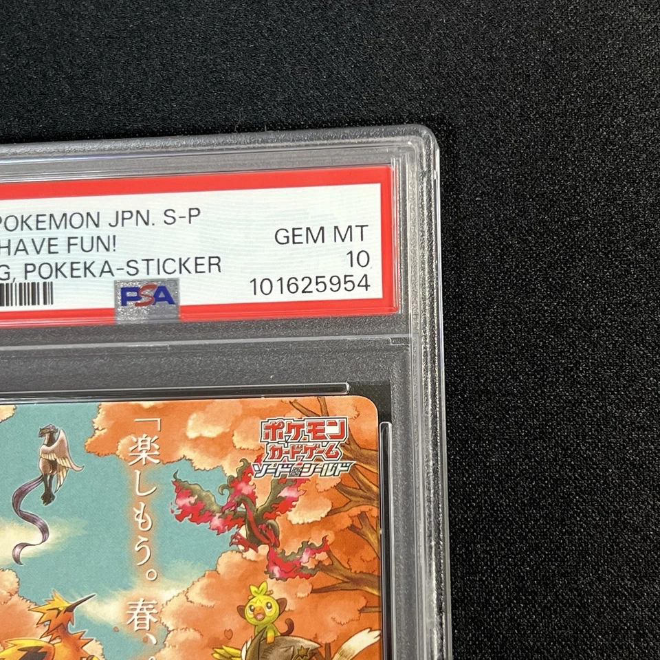 PSA 10 Pokemon Card Spring Sticker Let's Have Fun 2021 Japanese - Image 2 of 4