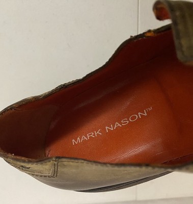 Mark Nason Rock Never Dies Loafer 13 Distress Leather Dragon  display picture 1