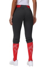Womens Utility Softball Pants - Woman Adult Tweeners Low Rise 3/4 Leg Track P...
