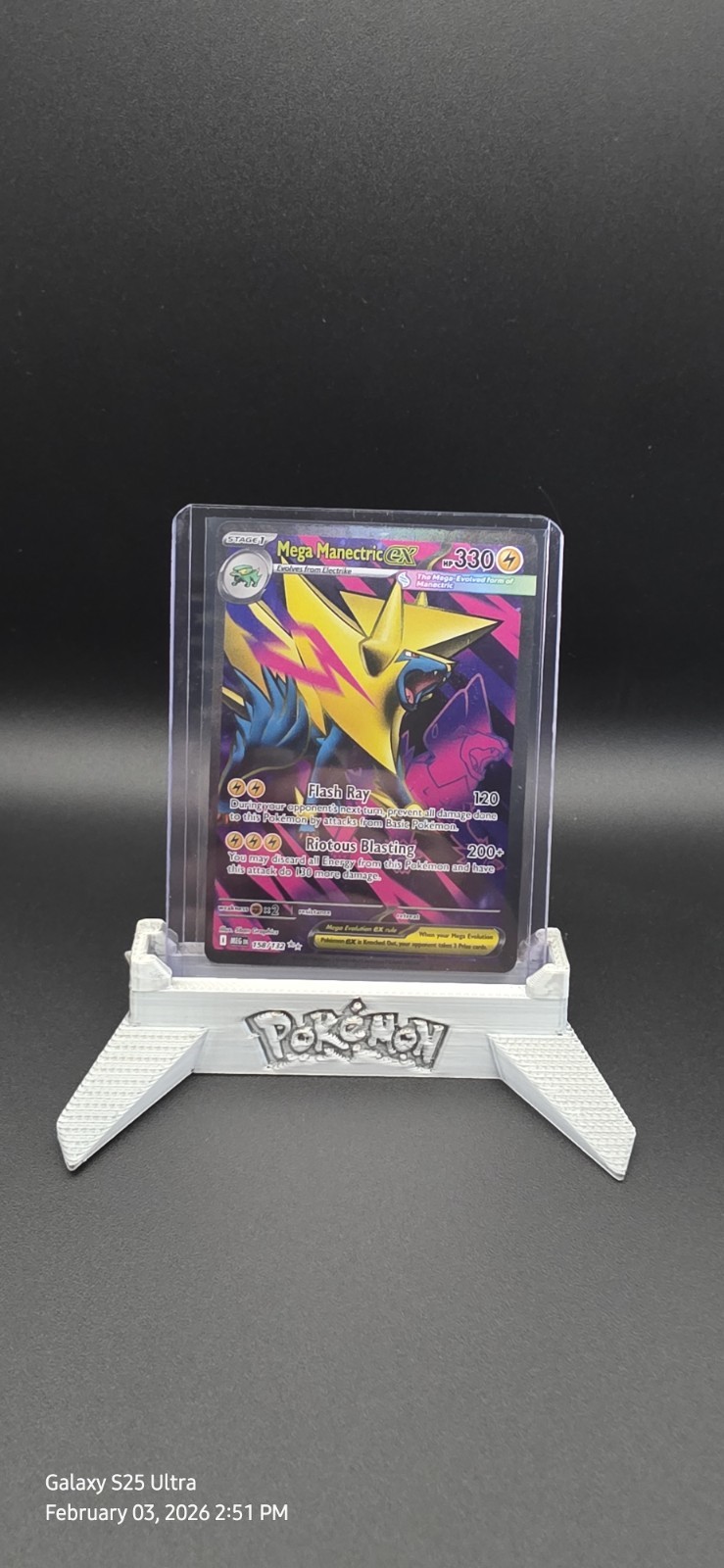 Mega Manectric ex 158/132 Me01: Mega Evolution Holo