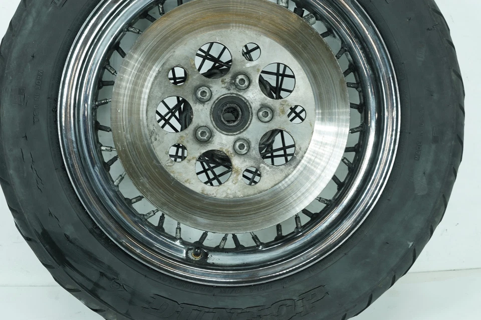 Harley Dyna Super Glide 1997 FXD llanta trasera fabricante de equipos originales neumático con radios MT90B16, 16" Foto 4 de 4