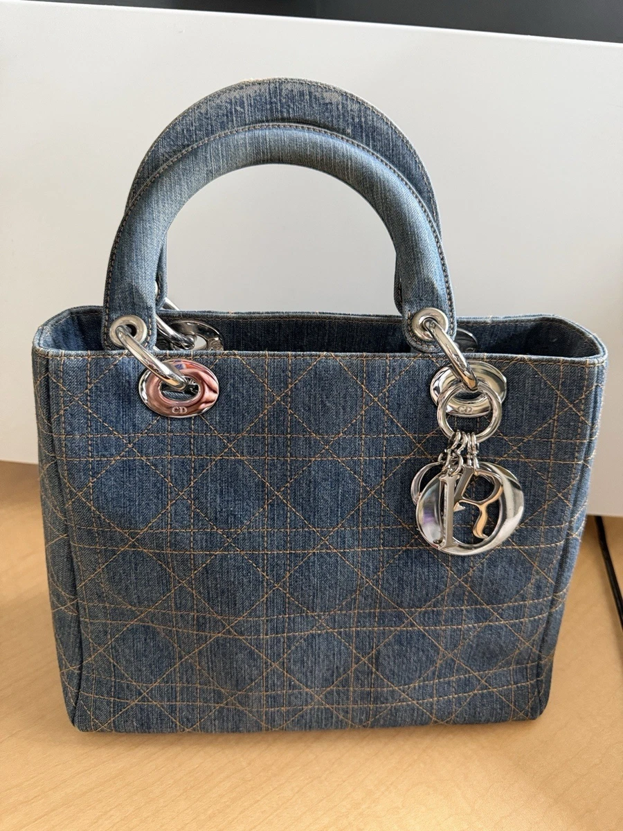 Dior Denim Exterior Satchel/Top Handle Bag Handbags & Bags for