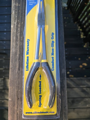 #ad Alltrade 11quot; 15 degree LONG REACH PLIERS NEW $9.99