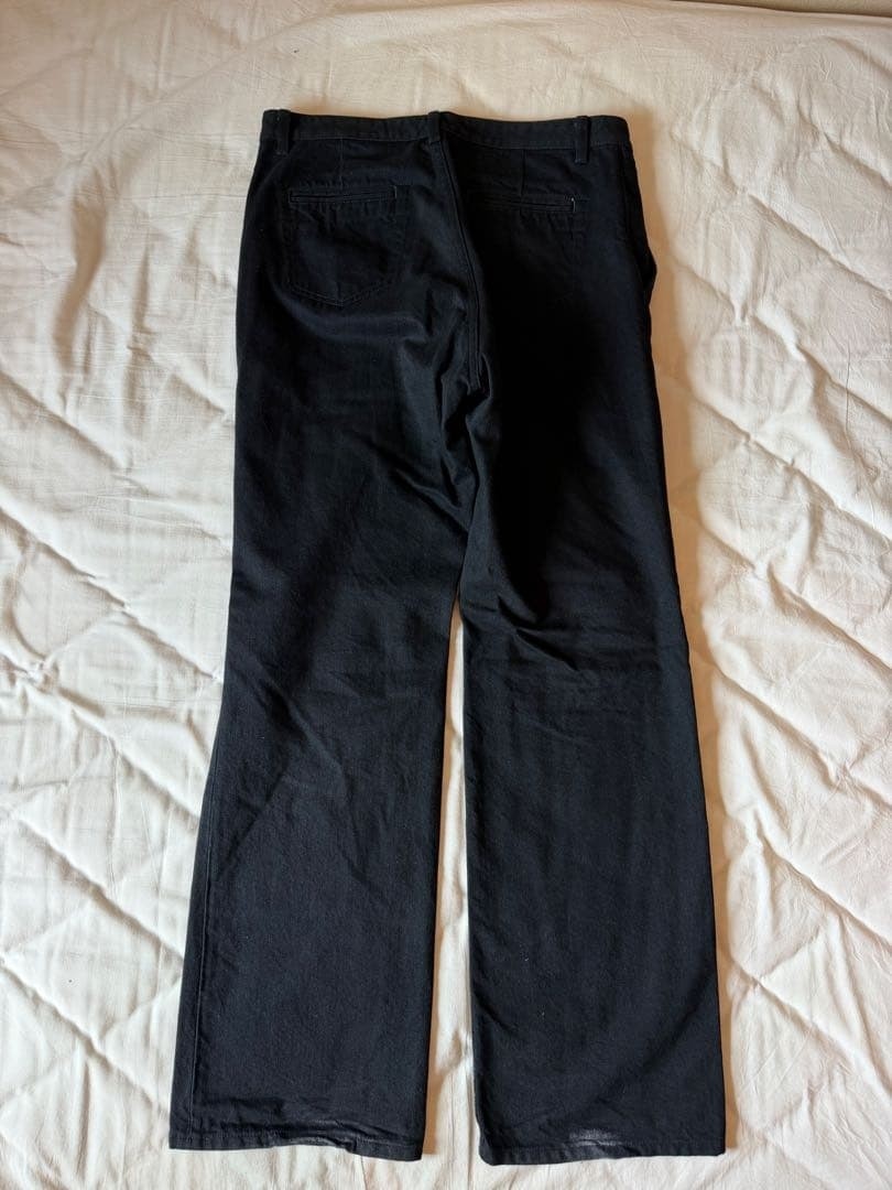 VUJADE Dylan Flared Denim Pants Japanese Organic Selvedge Size M F/S View 4