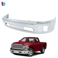 For RAM 1500 13-18 / Ram 1500 Classic 19-24 W/Fog Light Hole Steel Front Bumper