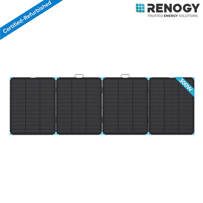 Renogy 300W Solar Panel Suitcase N-Type Portable Foldable Certified Refurbished