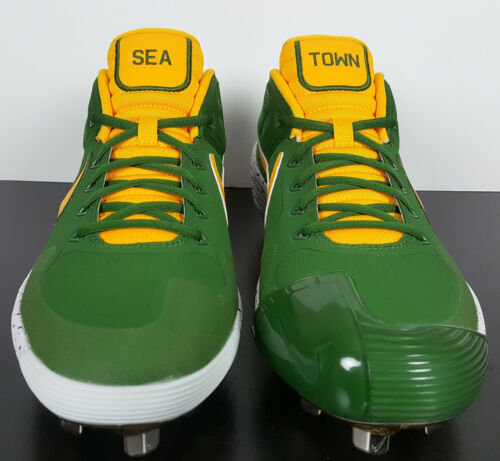 NIKE HUARACHE BASEBALL CLEATS "SEA TOWN" BLAKE SNELL PE #4 CUSTOM RARE (SIZE 13) - Bild 2 von 12
