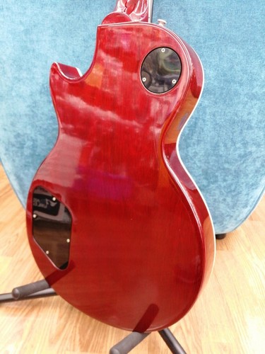 Gibson 60s Les Paul Classic Plus Trans Red 2000 Electric Guitar MOD - Picture 6 of 14