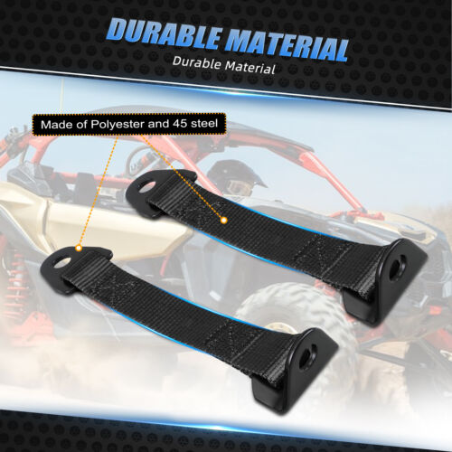 Türbegrenzungsgurte & Aluminium Türknauf Türgriff Für Can-Am Maverick X3 2017-23 - Picture 4 of 14