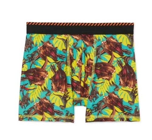 Jurassic World Athletic Boxer Briefs Moisture Wicking Stretch 4ct Boys S (6-7) - Picture 3 of 7