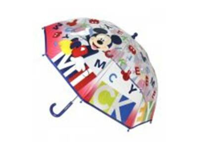Disney Mickey Maus Kinder Regenschirm durchsichtig Ø 66 cm 