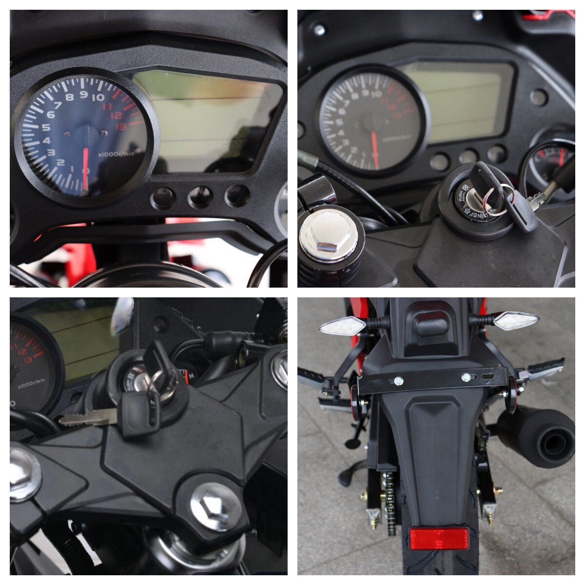 X-PRO 125cc Adult Motorcycle Gas Street Bike Zongshen Engine