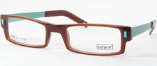 Inface Danish Design if 9137-891 Brown /Turquoise RARE EYEGLASSES 49-18-130mm