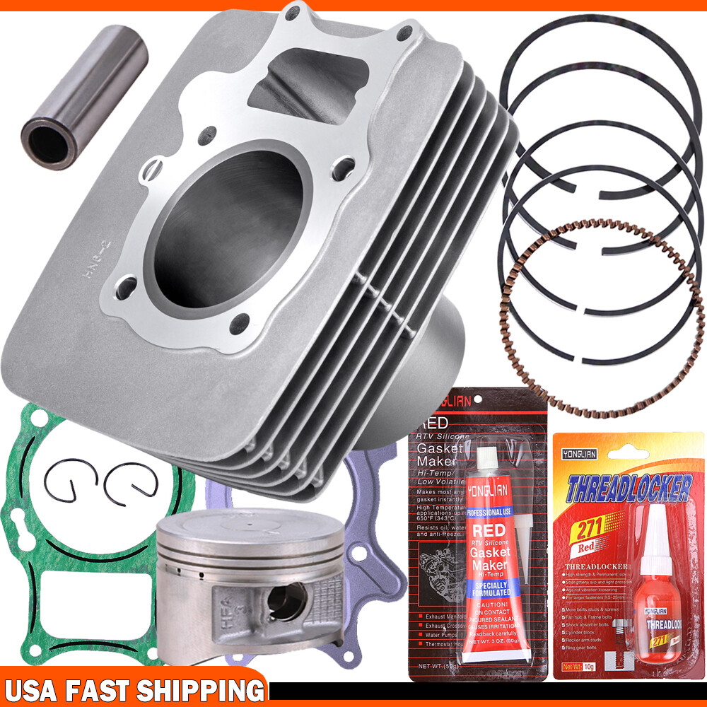 Cylinder Piston Ring Top End Kit For Honda Recon 250 TRX 250 TRX250TE 1997-2022