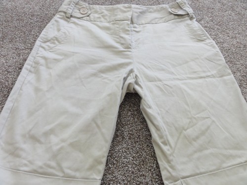 LADIES BEIGE BERMUDA LONG SHORTS BY BAMBOO TRADERS SIZE 6 - Picture 3 of 8