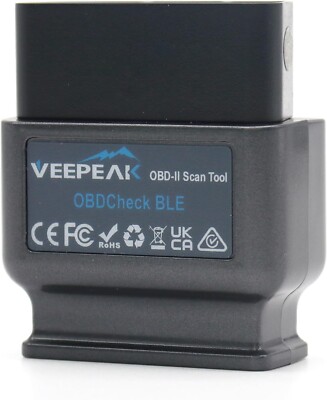 Veepeak OBDCheck BLE OBD2 Bluetooth Scanner Auto OBD II Diagnostic Scan Tool for