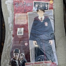 Harry Potter Robe Child Costume Small 4-6 Rubies Hooded Robe  Clasp New 8E