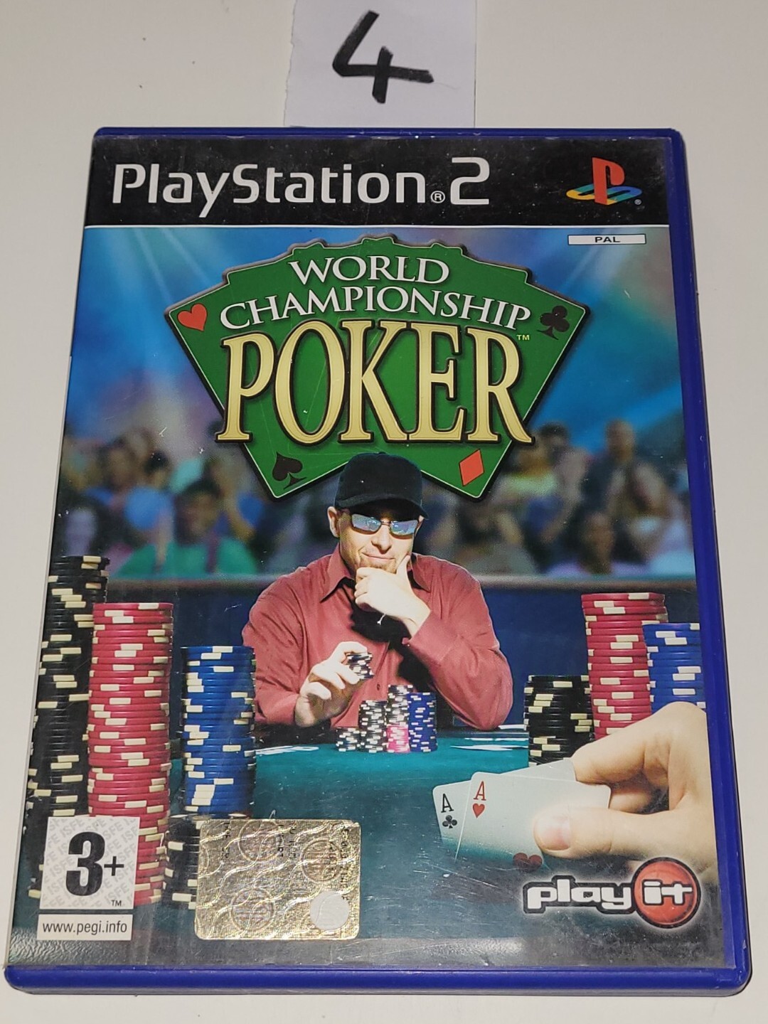 Sony PlayStation 2/PS2 - World Championship Poker - Version Italienne - Bon État