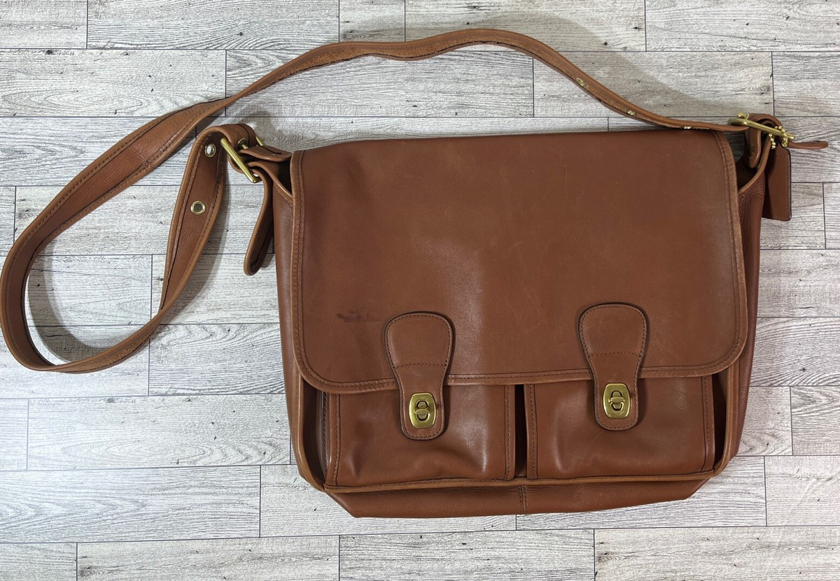 K子　　　　　　　　　　　　　　　　　【British Tan】COACH Coach Curtis Bag | British Tan Leather - Etsy