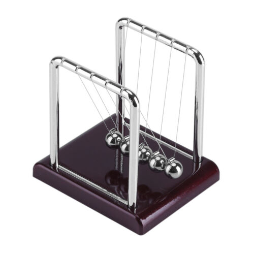Newtons Cradle Office Desk Toy Kenetic Education Gravity Balance Balls NEW