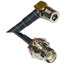 LMR240UF QMA MALE ANGLE to RP-TNC FEMALE Coax RF Cable USA-Ship Lot