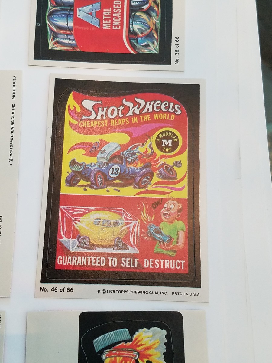 1979 Topps Wacky Packages Complete 66 Card Set Series 1 Mint