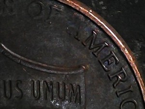2018 Lincoln Shield Penny Strikethrough