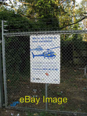 Photo 6x4 Bear in the Air Finchley Words of warning to local vandals on t c2006