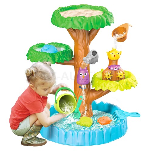 Tree Water Table Sand Play Toy Set Educational Beach Preschool Activity for Kids - Picture 8 of 10