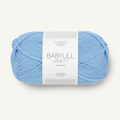 BABYULL LANETT von SANDNES GARN - LYS BLÅ (5904) - 50 g / ca. 175 m Wolle