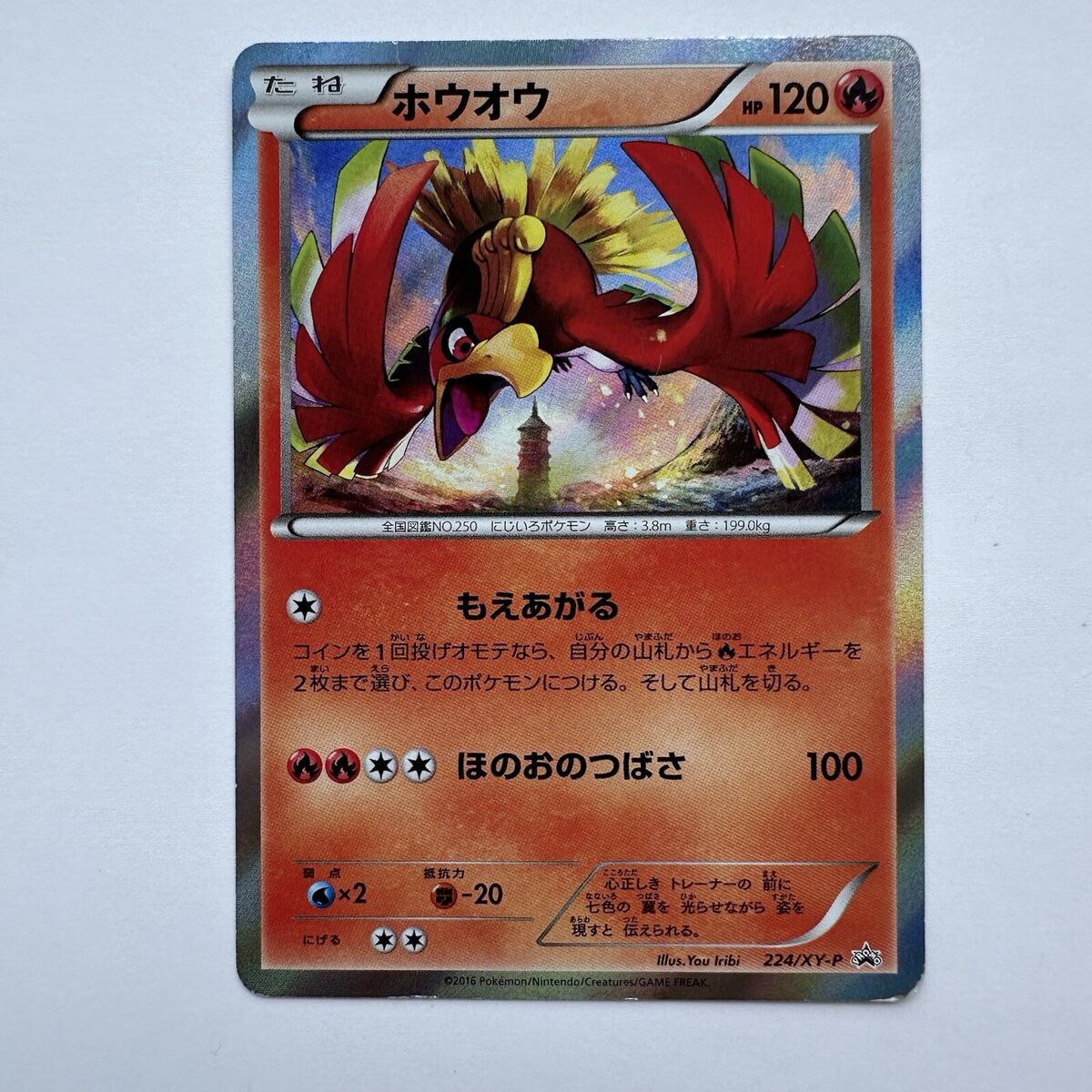 Ho-Oh Holo 224/XY-P Promo Japanese Pokémon TCG #14440 | eBay Ho-Oh Holo 224/XY-P Promo Japanese Pokémon TCG #14440 | eBay