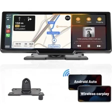 Hikity Touchscreen Portable Bluetooth Car Stereo Wireless Apple CarPlay Android