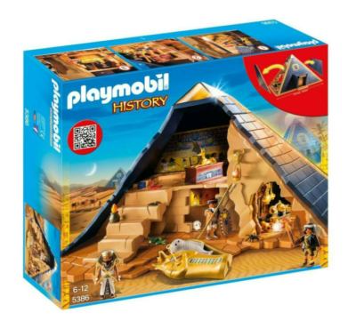 Playmobil History Egyptian Pharaoh's Pyramid with Hidden Tombs and Traps 