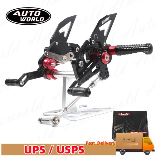 For Kawasaki Z125 Pro 2017 2018 2019 2020 2021 2022 Racing Rearset Footrest Peg - Picture 2 of 14