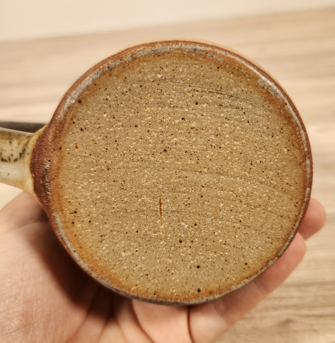 TC Studio Art Pottery Mug Coffee Cup Stoneware Handmade Brown - Picture 7 of 11