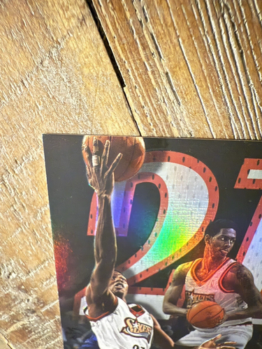 2 Card Lot 1998-99 Flair Showcase #19 Larry Hughes Row 2 Showdown Row 3 Showtime - Picture 4 of 12