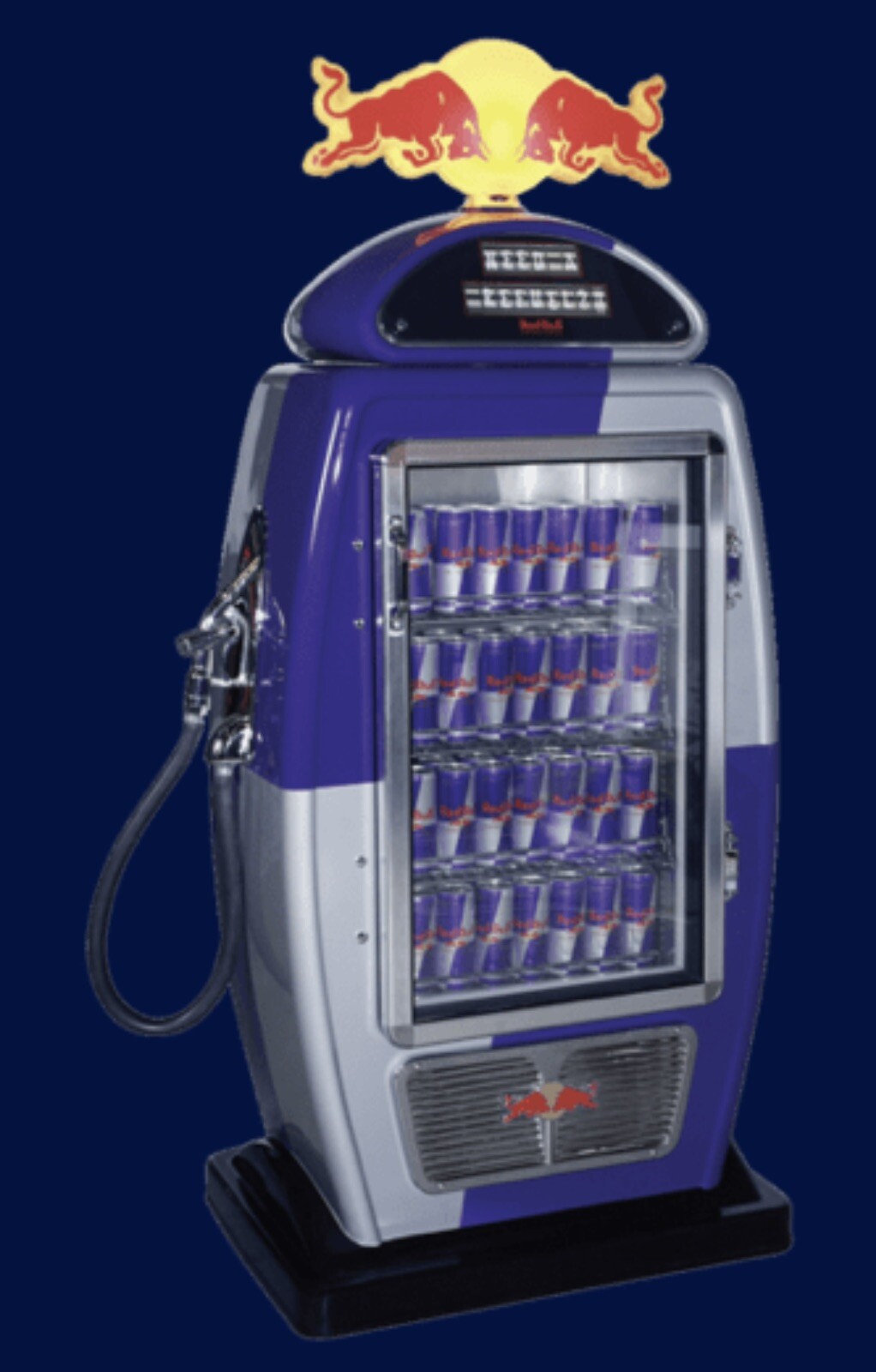 Red Bull Gas Pump Refrigerator eBay