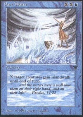 Part Water Magic mtg Moderate Play, English Legends x1