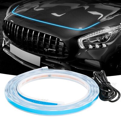 Chemini Dynamic Car Hood LED Strip Light 70 Inches Red Start Scan Le