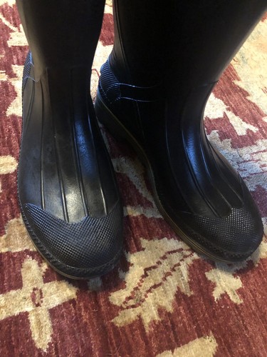 SERVUS By HONEYWELL 14 IN STEEL TOE BLACK RUBBER WATERPROOF SAFETY BOOTS MENS 12 - Picture 12 of 12
