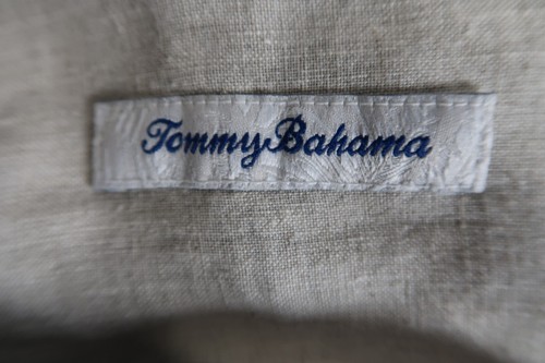 Tommy Bahama Shirt Men's XL Blue 100% Linen Button Up Long Sleeve Beach Casual - Picture 2 of 11