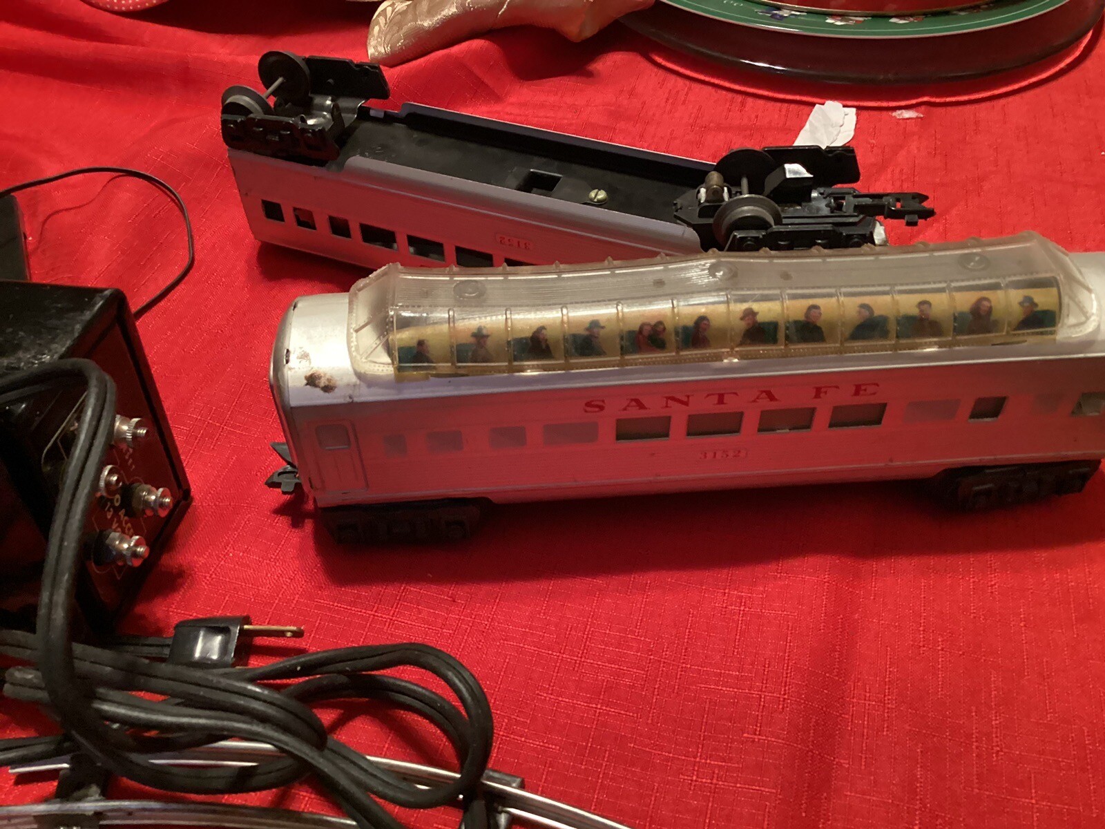 Marx Train Gauge? 1095 Santa Fe 3152 Cars, Track