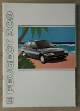 Peugeot 309 Range Brochure 1990 - Style  XL  GL  GLX  GL  GR  GRi  GTi