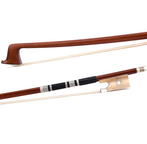 E.Sartory Modelo Pro Master Pernambuco Arco de violín 3/4 ébano Escudo E.Sartory Modelo Pro Master Pernambuco Arco de violín 3/4 ébano Escudo