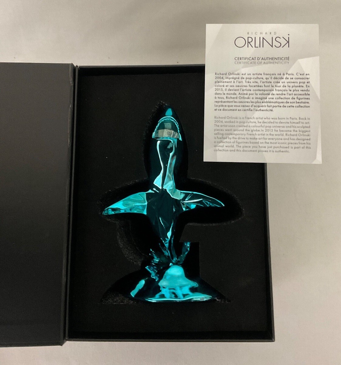 Richard Orlinski (1966) - Shark spirit (Aqua Blue Édition) - Catawiki